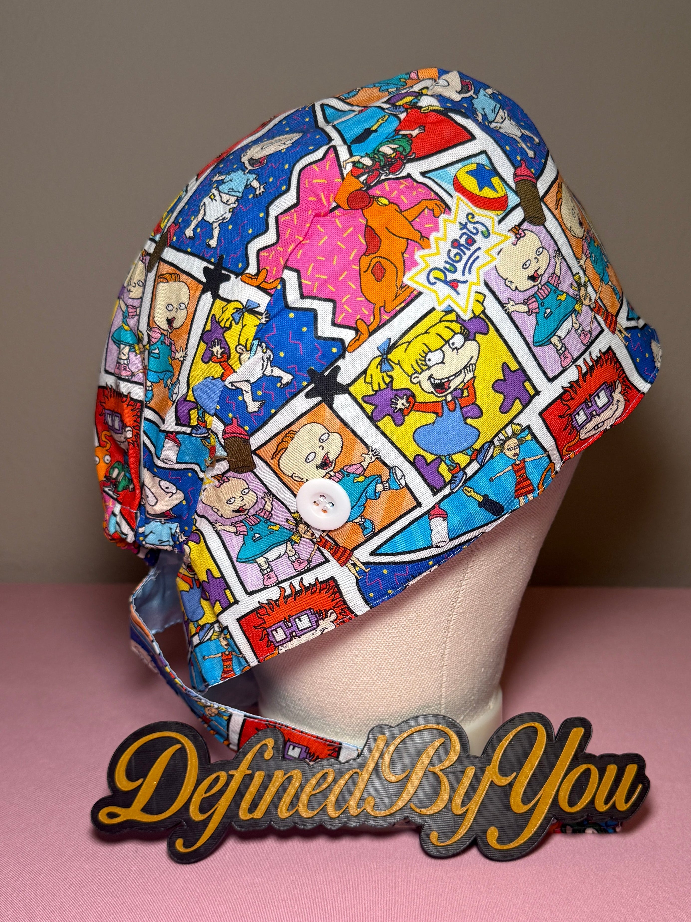 Satin-Lined Scrub Cap