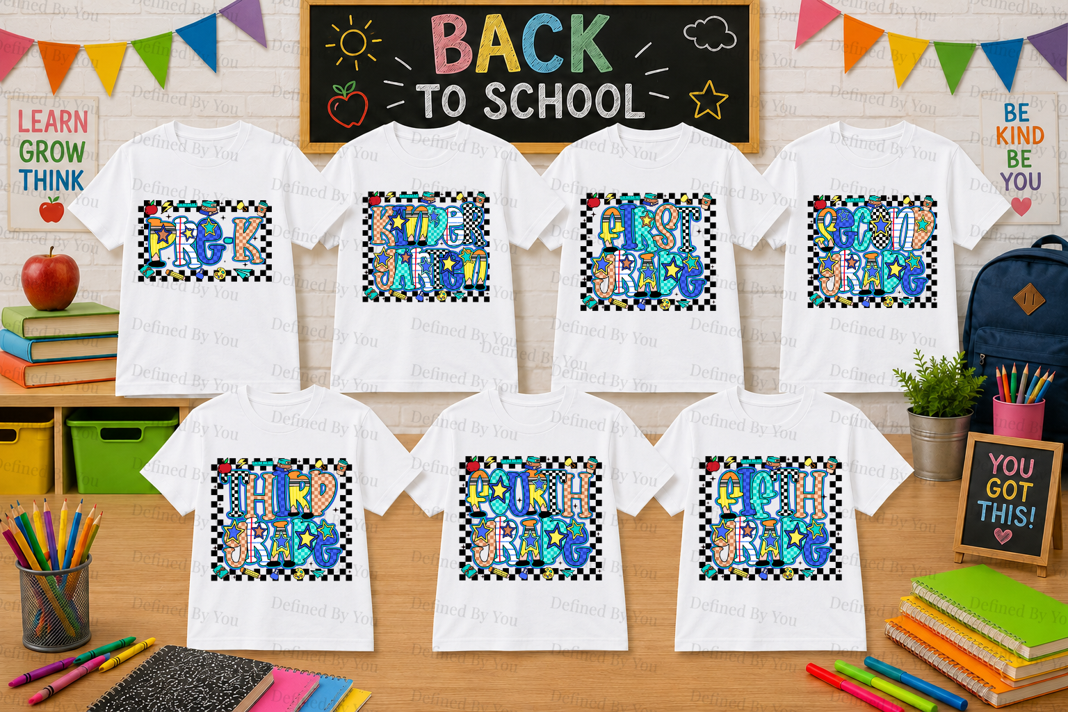 Retro Checkerboard Grade Shirt