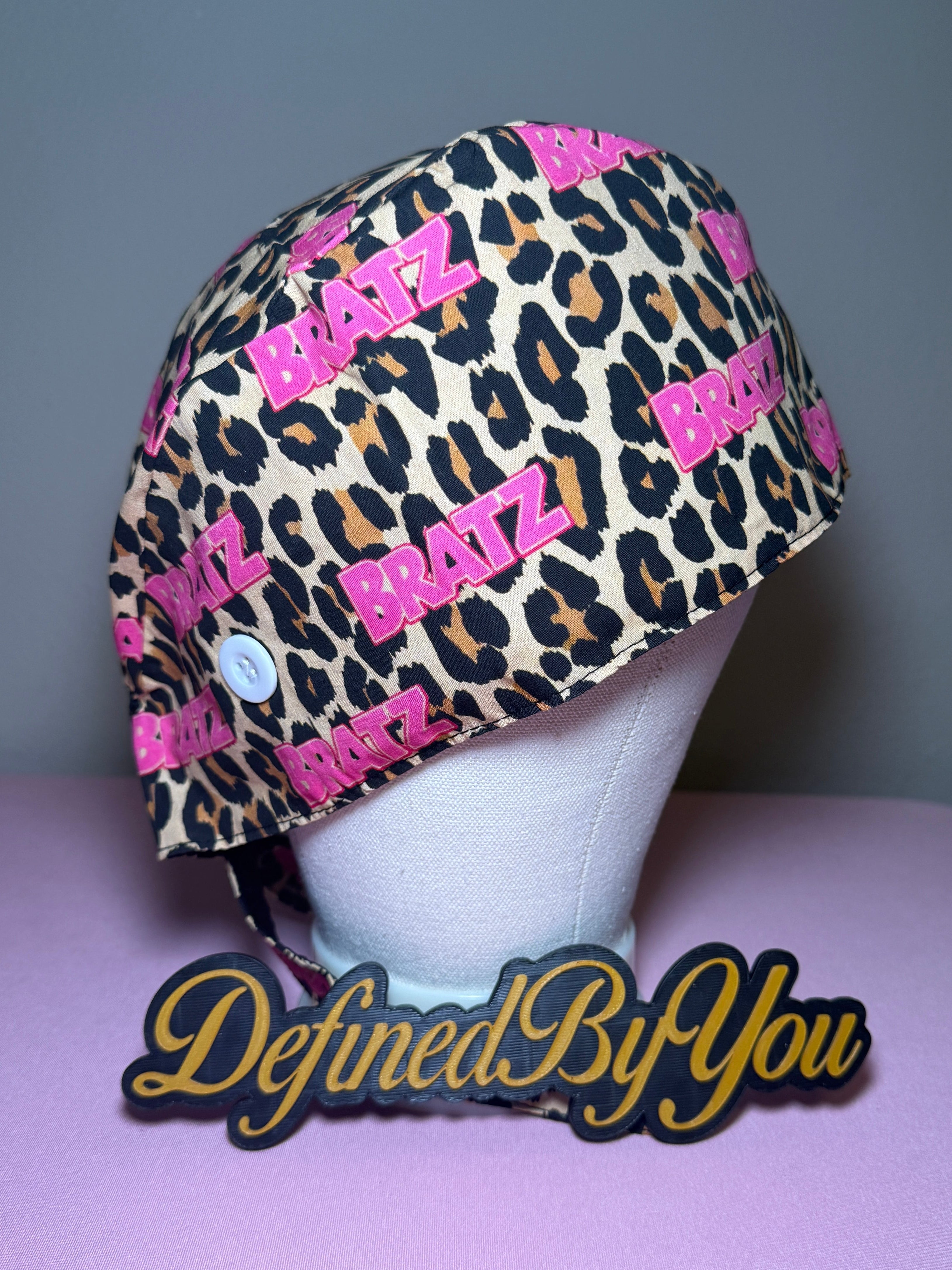 Satin-Lined Scrub Cap