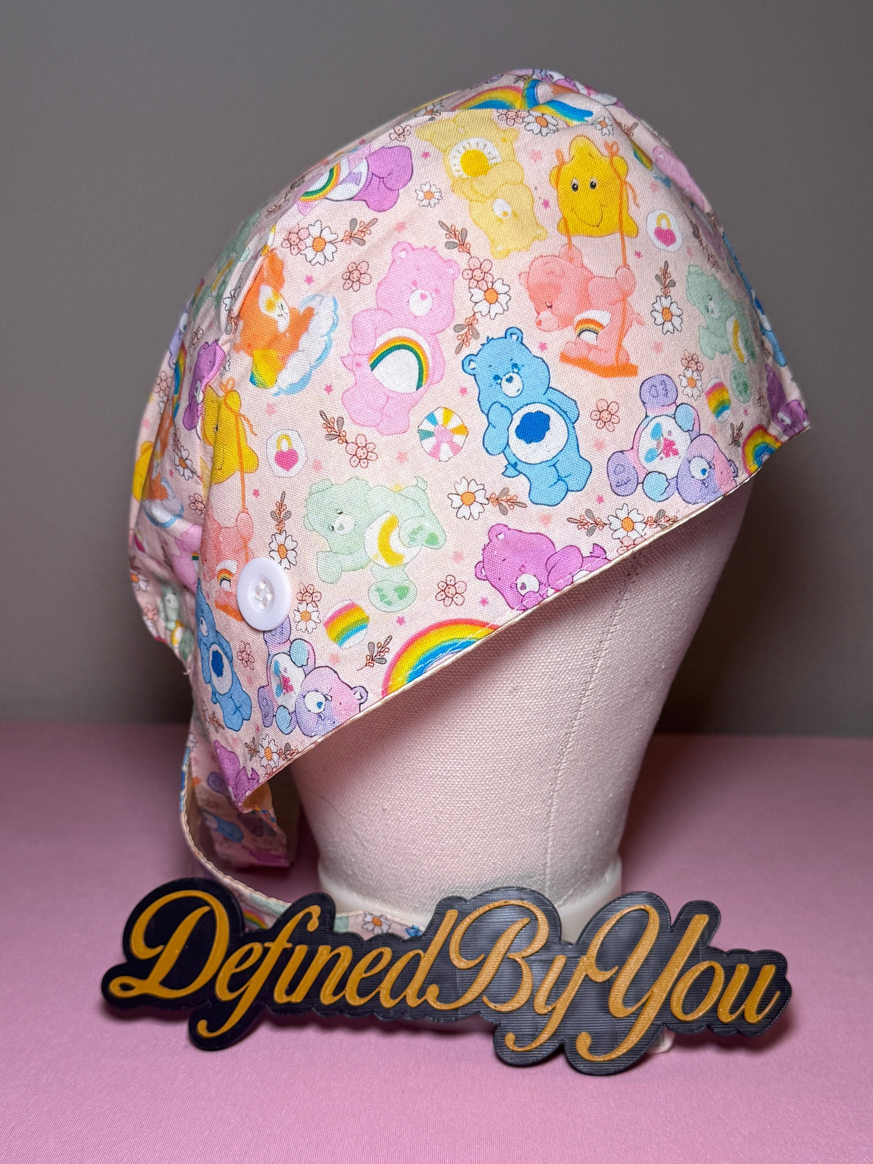 Satin-Lined Scrub Cap