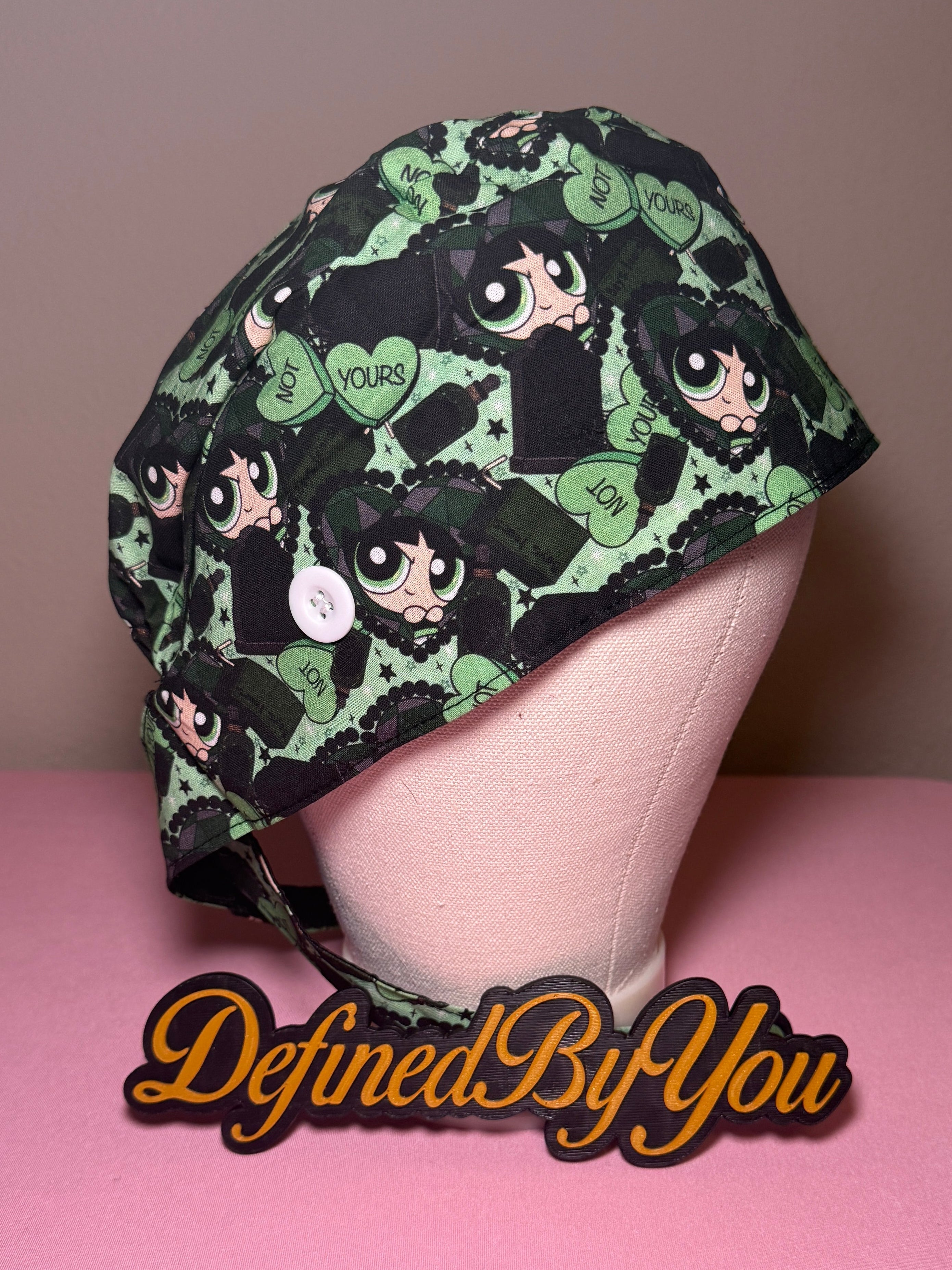 Satin-Lined Scrub Cap
