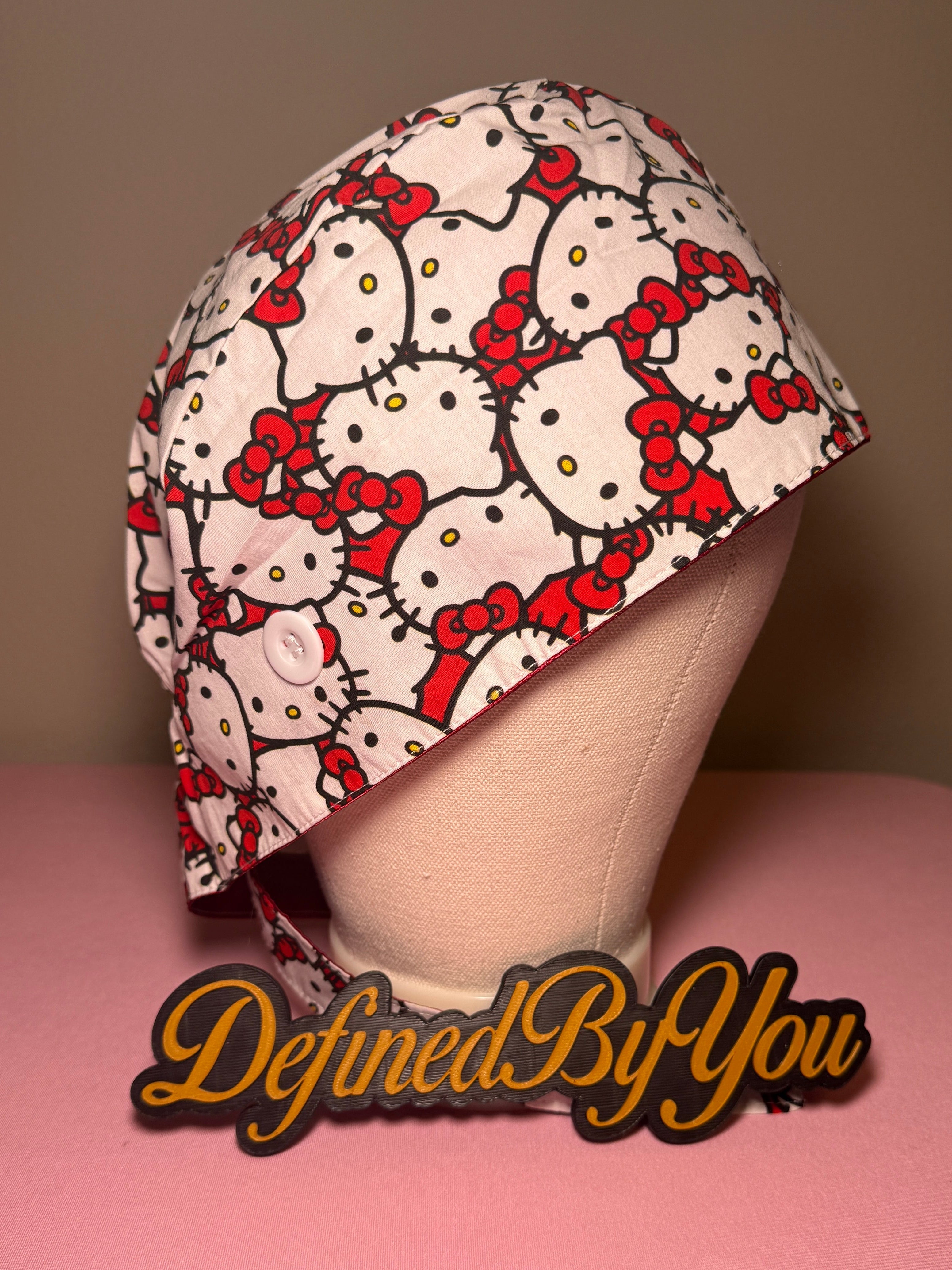 Satin-Lined Scrub Cap