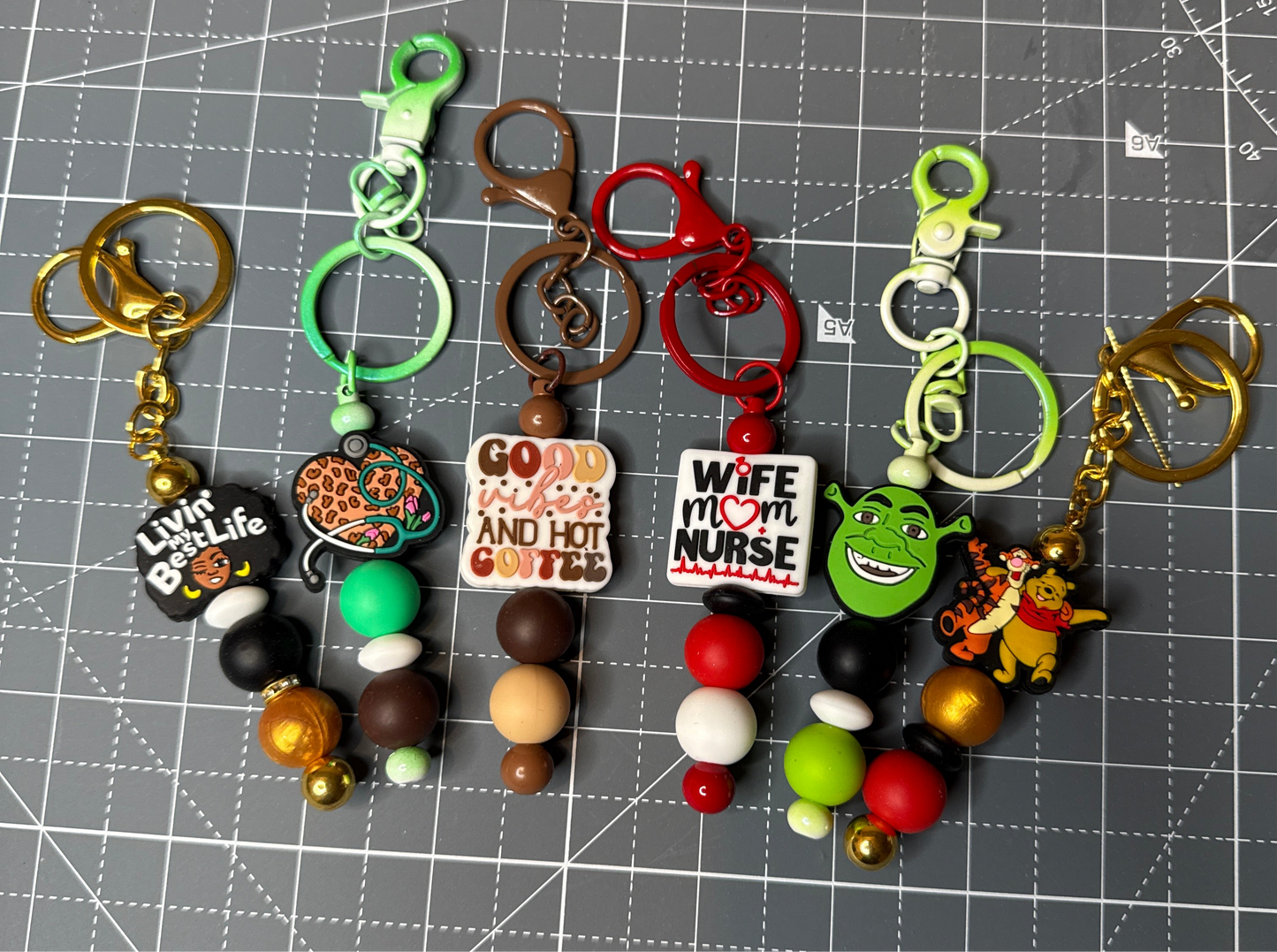 Beadable Keychain