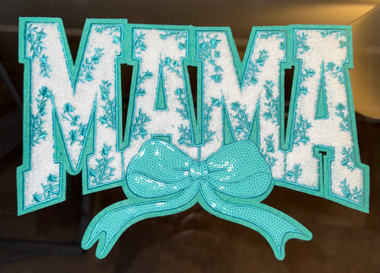 Teal Mama Patch