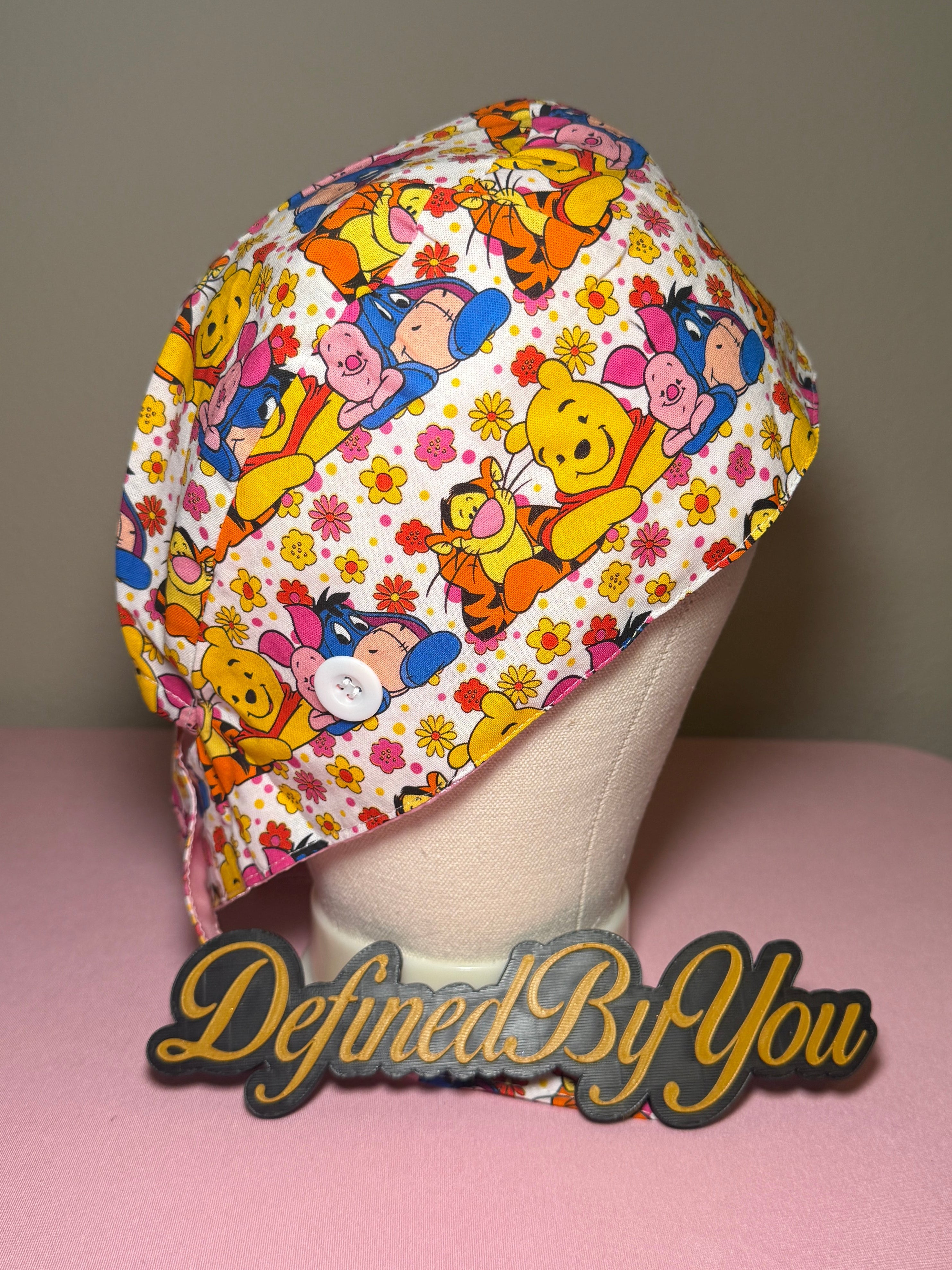 Satin-Lined Scrub Cap