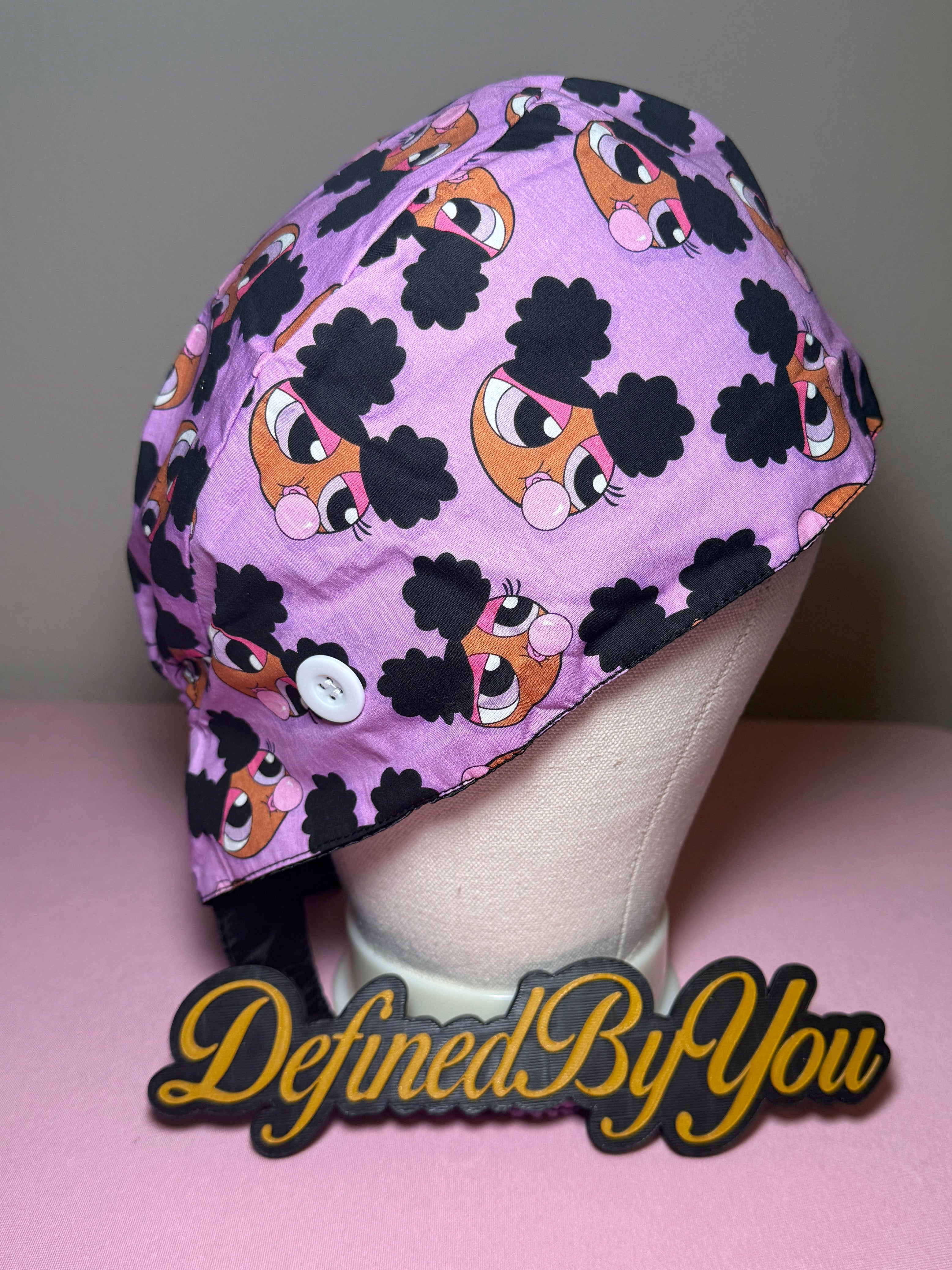 Satin-Lined Scrub Cap