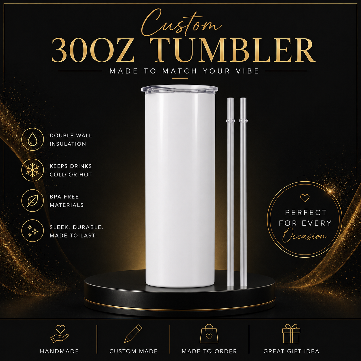 Custom 30oz Tumbler